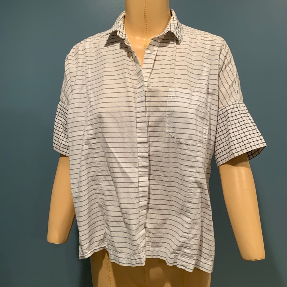 Madewell Courier Shirt button down short sleeve